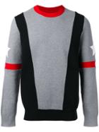 Givenchy Stars And Stripe Sweatshirt, Men's, Size: Large, Grey, Cotton/polyamide/spandex/elastane