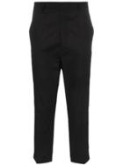 Rick Owens Rip Stop Cropped Trousers - Black