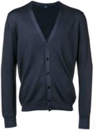 Fay Classic Button-up Cardigan - Blue