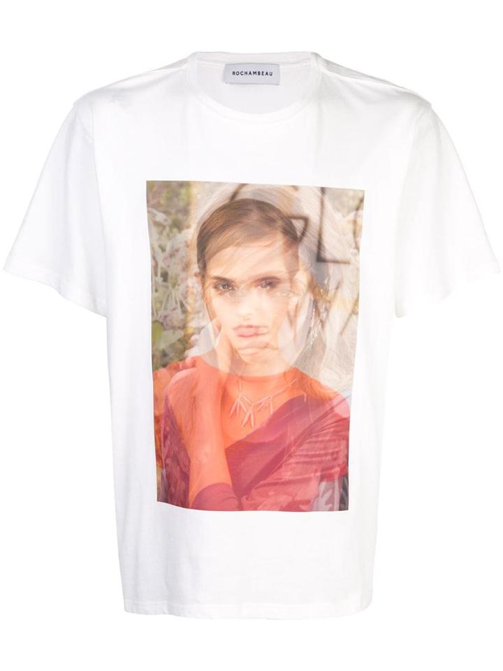 Rochambeau Emma Watson Print T-shirt - White