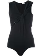 Mugler Piercing Detail Sleeveless Body - Black