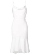 Alice+olivia Adrina Ruffled Hem Dress - White