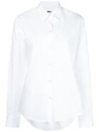 Mm6 Maison Margiela Open Back Shirt - White