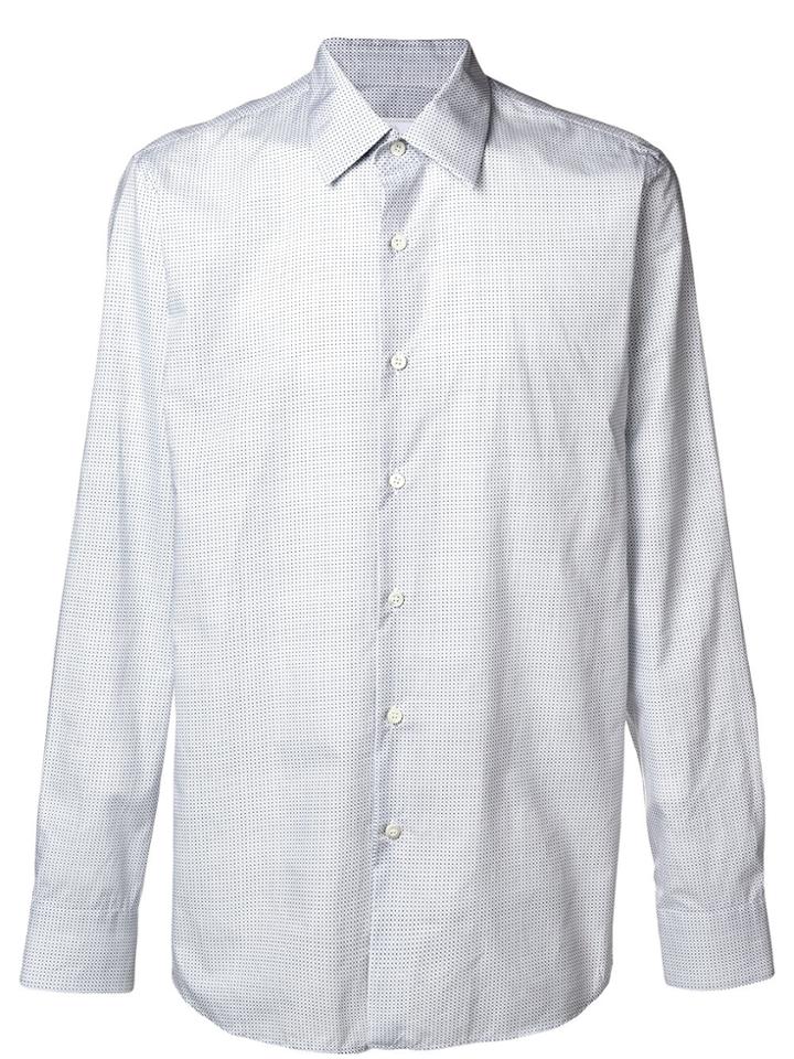 Prada Patterned Shirt - White