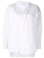Portspure Off Centre Fastening Shirt - White