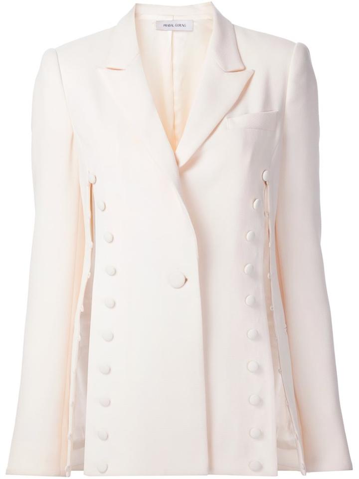 Prabal Gurung Tonal Button Detail Blazer