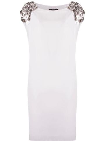 Uma Raquel Davidowicz Dias Dress, Women's, Size: 44, White, Polyester