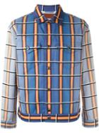 J.w.anderson Striped Denim (blue) Jacket, Men's, Size: 52, Cotton