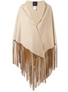 Agnona Fringed Cape