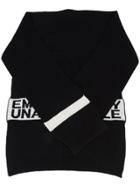 Haculla Emotionally Unavailable Knit Scarf - Black