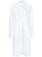 Tome Midi Shirt Dress, Women's, Size: Xs, White, Cotton