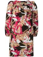 Marc Jacobs Contrast Print Shift Dress, Women's, Size: 2, Cotton/spandex/elastane