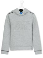 Karl Lagerfeld Kids Let's Karl Hoodie, Boy's, Size: 16 Yrs, Grey