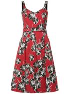 Reinaldo Lourenço Pleated Dress - Red