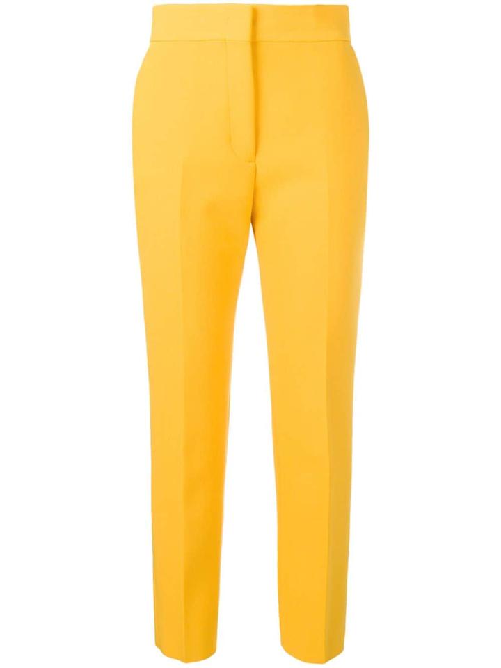 Msgm Slim-fit Trousers - Yellow