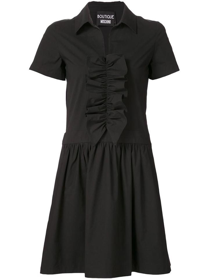 Boutique Moschino Ruffled Detail Flared Dress