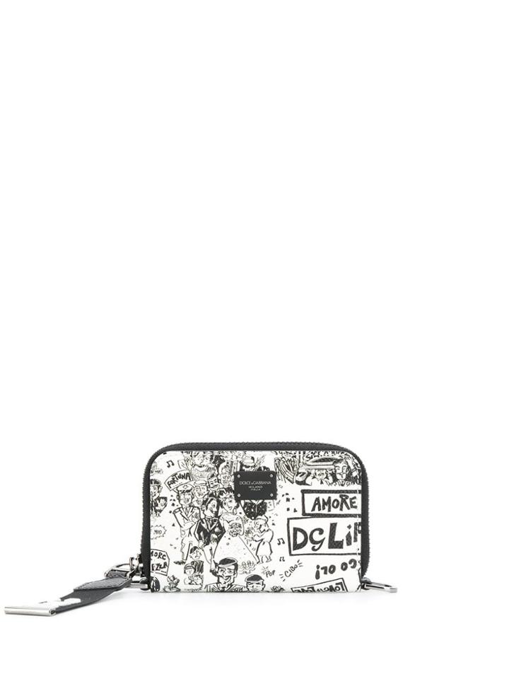 Dolce & Gabbana Zipped Wallet - White