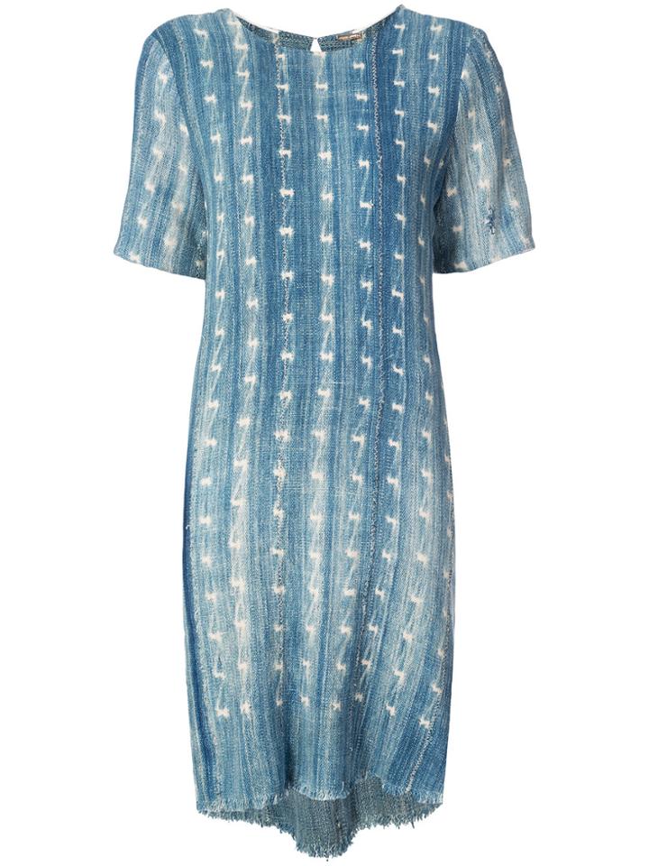 Adam Lippes Chambray Denim Dress - Blue