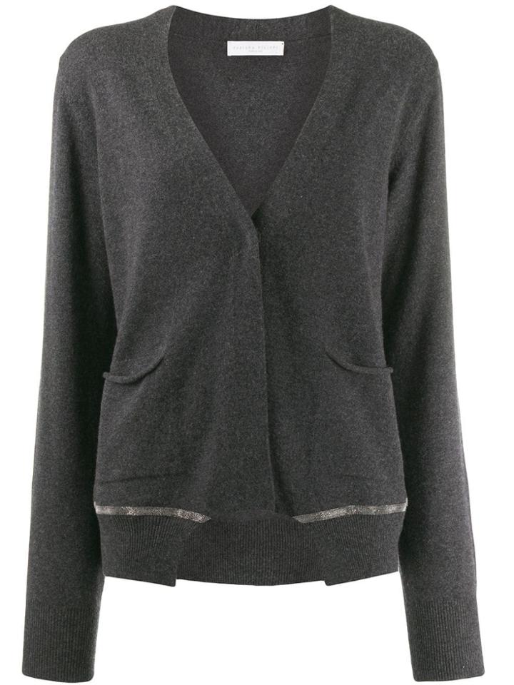 Fabiana Filippi Beaded Cardigan - Grey