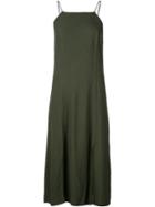 321 Maxi Slip Dress, Women's, Size: Medium, Green, Rayon