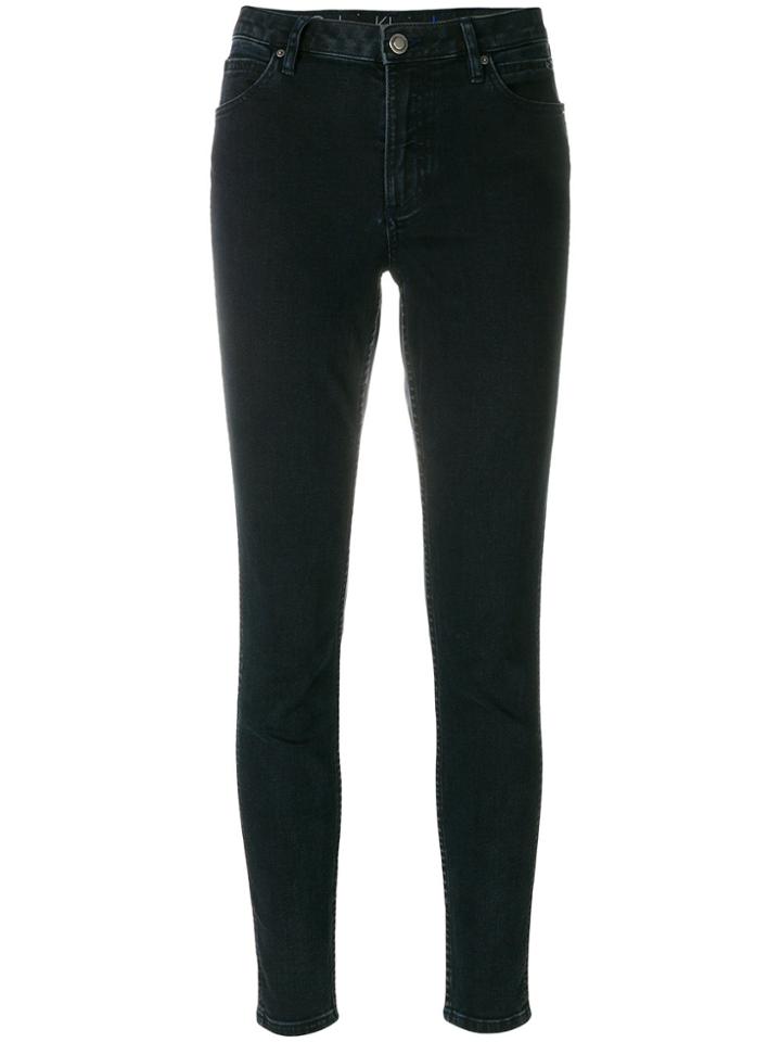 Calvin Klein Jeans Mid Rise Skinny Jeans - Blue