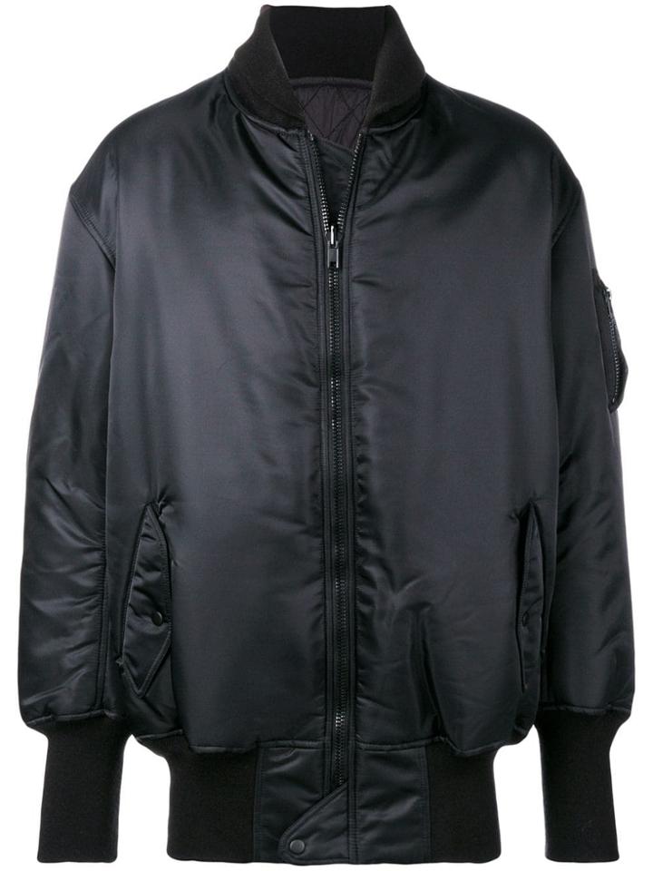 Y-3 Rear Logo Bomber Jacket - Black