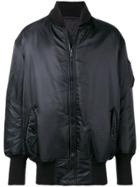 Y-3 Rear Logo Bomber Jacket - Black