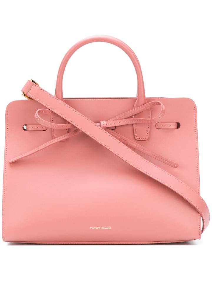Mansur Gavriel Small Sun Tote - Pink & Purple