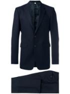 Burberry Two Piece Suit, Men's, Size: 48, Blue, Wool/acetate/cupro/viscose