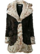 Alessandra Rich Faux Fur Coat, Women's, Size: 40, Acrylic/polyester/viscose/cupro