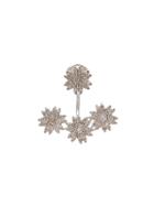 Yvonne Léon 18kt Gold And Diamond Flower Stud Earring - Metallic