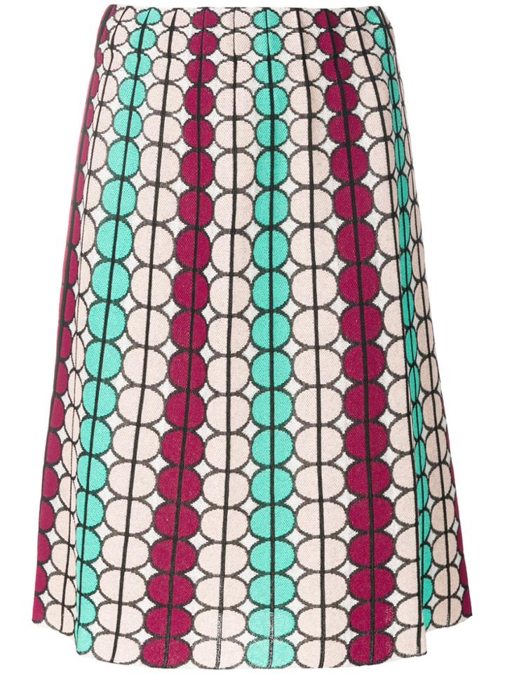 M Missoni Geometric Print Skirt - Multicolour