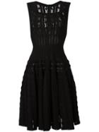 Alaïa Flared Dress, Women's, Size: 40, Black, Polyamide/polyester/spandex/elastane/viscose