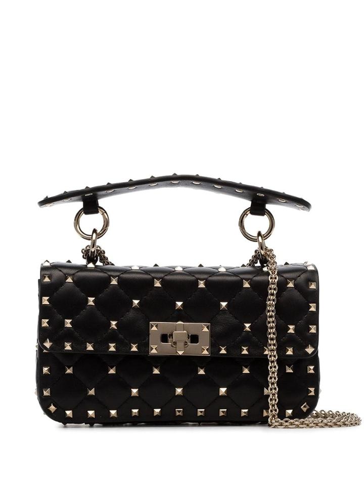 Valentino Valentino Garavani Small Rockstud Spike Shoulder Bag - Black