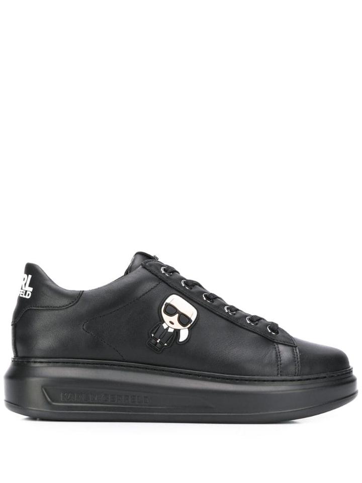 Karl Lagerfeld Kapri Karl Ikonik Sneakers - Black