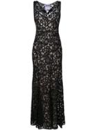 Moschino Lace Evening Dress - Black