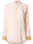 Paul Smith Contrasting Cuff Shirt - Pink & Purple