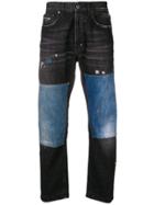 Prps Panelled Straight Jeans - Black