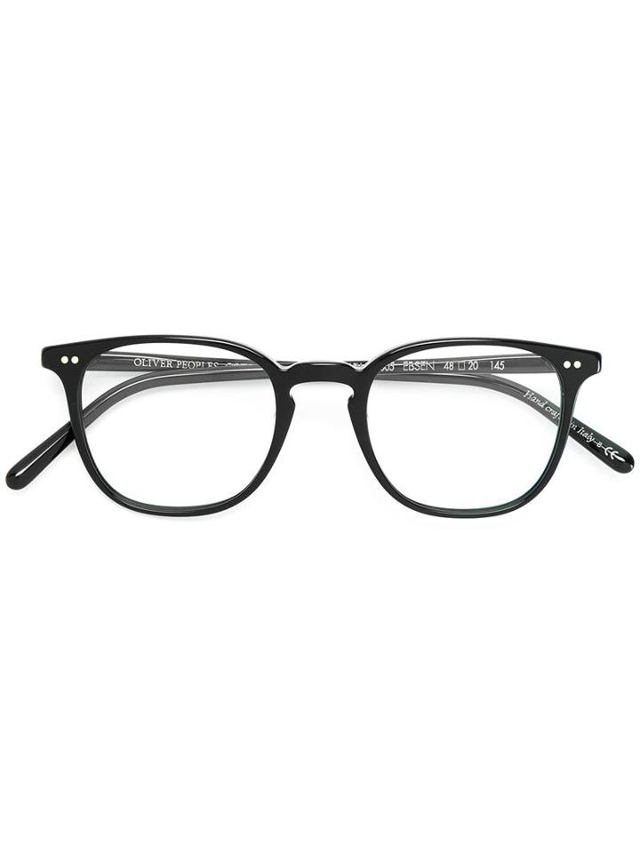 Oliver Peoples Ebsen Glasses, Black, Acetate