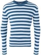 Ermanno Scervino Striped Jumper, Men's, Size: 50, Blue, Cotton