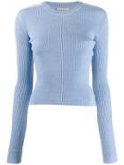 Fiorucci Knitted Logo Jumper - Blue