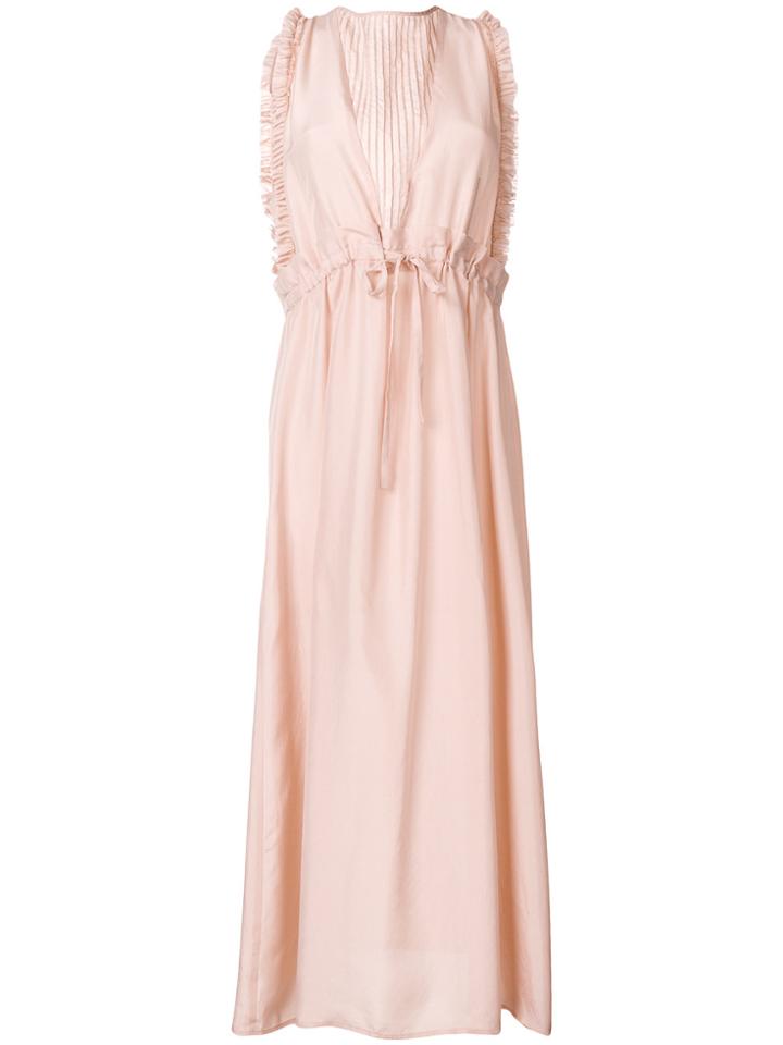 Tela Drawstring Waist Dress - Pink & Purple