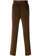 Eleventy Corduroy Straight Trousers - Brown