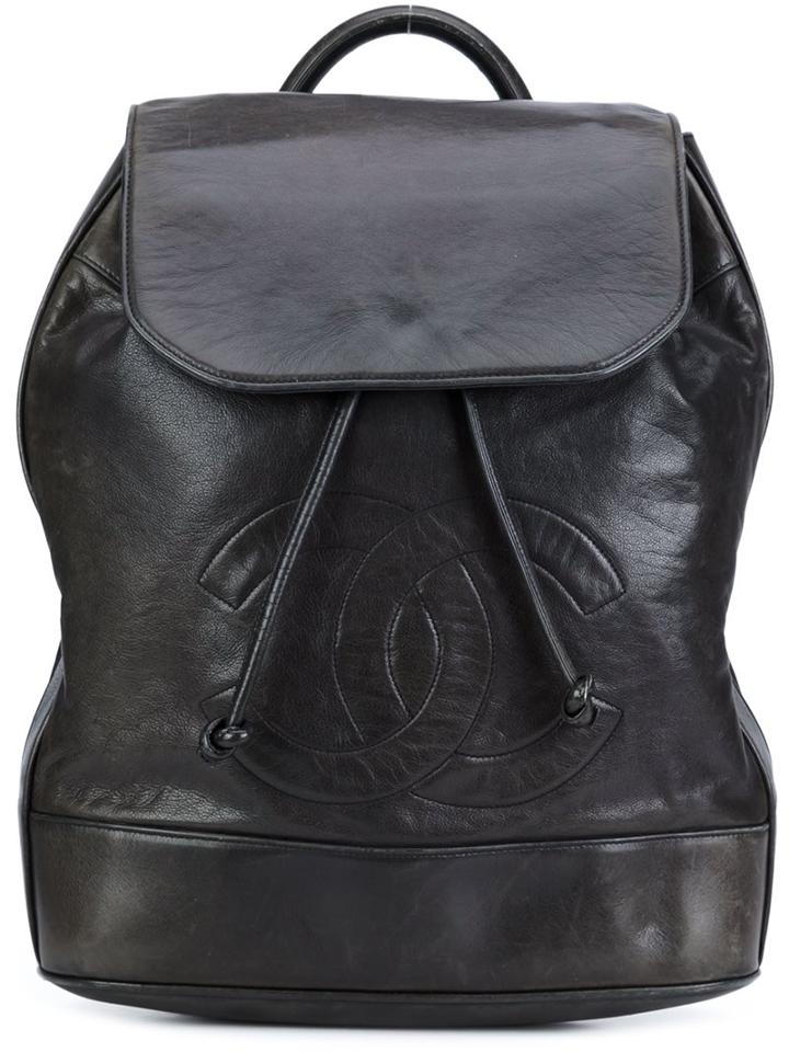 Chanel Vintage Cc Logo Backpack