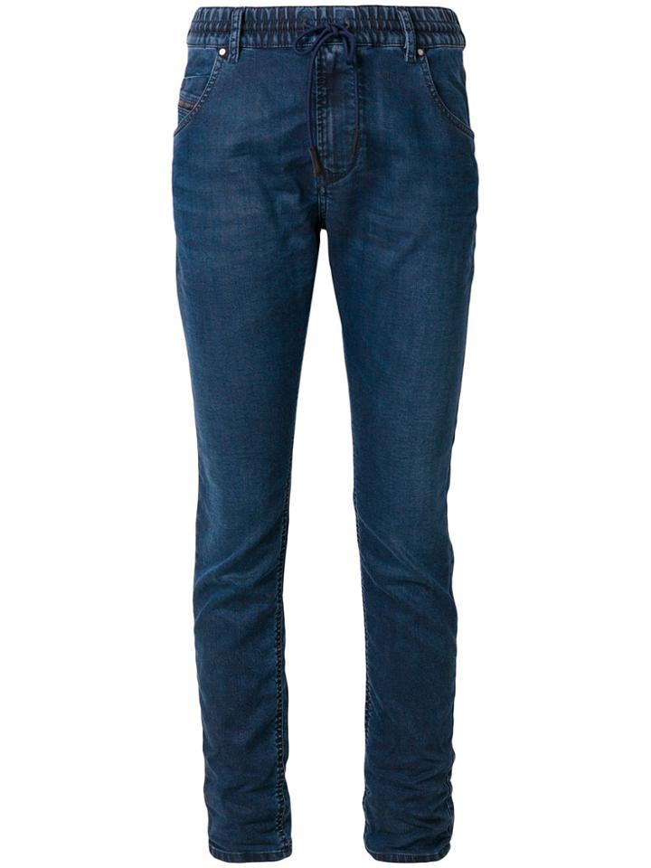 Diesel Drawstring-waist Skinny Jeans - Blue