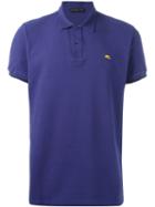 Etro Short Sleeve Polo Shirt, Men's, Size: Small, Blue, Cotton
