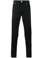 Givenchy Star Embroidered Skinny Jeans - Black