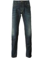 Armani Jeans Straight-leg Jeans, Men's, Size: 36, Blue, Cotton/spandex/elastane