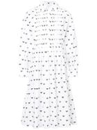 Novis Bird Print Shirt Dress - White