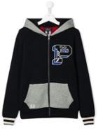 Ralph Lauren Kids Teen Initial Patch Hoodie - Blue